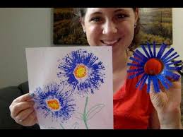 Tutorial: Daisy Print with a Toilet Paper Roll