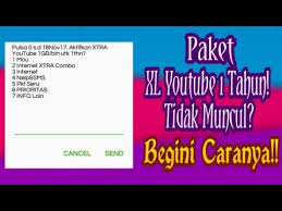 Simcard satu digunakan untuk urusan paket data internet dan simcard lainnya adalah nomor primer yang digunakan untuk berkomunikasi melalui sms atau telepon. Cara Mengatasi Paket Xl Youtube 1 Tahun Yang Tidak Muncul Youtube