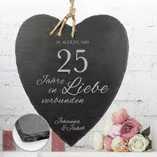 Silbernen hochzeit gluckwunsche zur silberhochzeit whatsapp theweddingideas.us. Schieferherz Zur Silberhochzeit Personliches Und Edles Geschenk