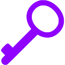 Violet key 2 icon - Free violet key icons