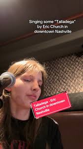 Singing “Talladega” while wearing Eric Church merch in downtown Nashville  #talladega #ericchurch #chiefs #countrymusic #downtownnashville #nashville  #broadwaynashville