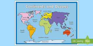 Second grade map project ideas. Seven Continents Map Geography Teaching Resources Twinkl