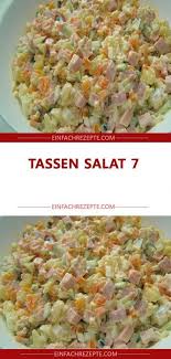 7 Tassen Salat Rezepte Partysalat Rezept Salat Rezepte