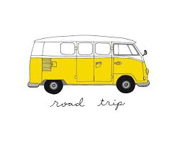 Volkswagen Bus 8 X 10 Illustration Print Art Numerique Volkswagen Bus Vw Art Bus Art
