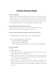 We did not find results for: Project Concept Paper