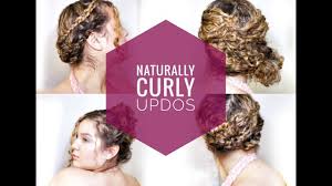 Certainly, this is most suitable for women with manageable loose waves. Prom Updo Hairstyles For Natural Curly Hair Natural Curly Hairstyles Easy Updo For Natural Hair Youtube