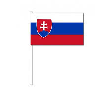 De vlag van slowakije stamt uit 1848 en is er een uit de zgn. Zwaaivlaggetjes Slowakije Fun En Feest