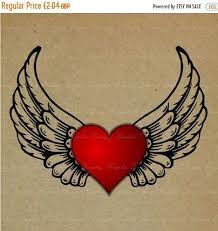 This Item Is Unavailable Etsy Heart With Wings Tattoo Wings Tattoo Heart Tattoo