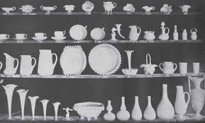 Colony pattern fostoria crystal clear pressed glass cocktail glasses, vintage stemware. Copies Of Reproductions Of Burmese Art Glass