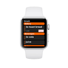 You can create a shopping list with your google assistant on a google nest or google home speaker or display. Grosh Shopping List For Apple Watch Shopping List On Your Wrist