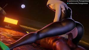 Spider-Gwen kız sürmek horoz içinde sıcak 3d porno