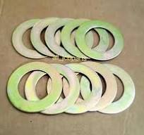 JCB EXCAVATOR BUCKET PIN SHIMS SPACER WASHER 130 MM X 75 MM X 3 MM SET OF  10 PC