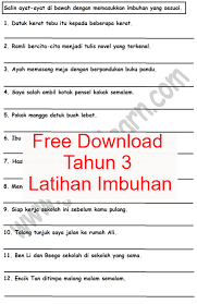 Latihan imbuhan awalan bm tahun 1. Standard 3 Imbuhan Dokterandalan