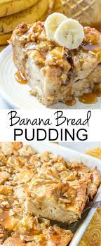 Banana Bread Pudding An Easy And Delicious Breakfast Recipe Bananabread Breadpudding Breakfast Recipe Banana Bread Pudding Banana Dessert Recipes Banana Recipes