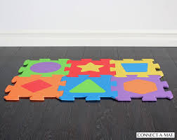 Connect A Mat Simple Shapes Mat Kidsplaymat Kids Playmat Foam Mat Flooring Kids Rugs
