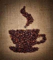 Coffee Beans On Burlap Art Great Idea For Using Old Coffee Beans Coffeebeans Grain Grain Tableau Coffee Bean Art Burlap Art Coffee Crafts