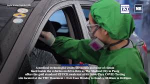 Manila Bulletin A Hospital In Pasig Offers The Gold Standard Rt Pcr Swab Test At Its Drive Thru Covid Testing Site Facebook