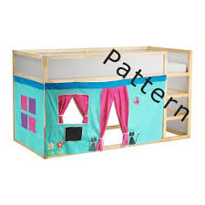 Bed Playhouse Pattern Kura Bed Playhouse Bed Curtain Pattern Fikirler Dekor