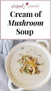 Homemade Cream Of Mushroom Soup Video Recipe Video Easy Soup Recipes Soup Recipes Food