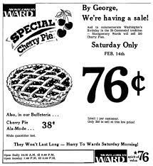 Montgomery Ward Buffeteria Cherry Pie February 1976 Things To Sell Cherry Pie Retro