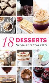 18 Sweet Treats Built For Two Small Desserts Sweet Recipes Desserts Romantic Desserts