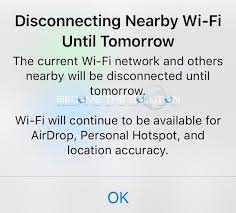 Why Disconnecting Nearby Wi Fi Until Tomorrow Iphone Control Center Wifi Disconnected Iphone