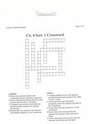 On september 17th, 1787, 39 delegates signed the us constitution making it the land of the land. Us Consitution Federalism Crossword Puzzle Teaching Resources