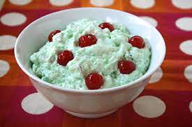 She wanted me to bring a jello that was red, white, and blue. The Merry Gourmet Mom S Green Jello Salad The Merry Gourmet