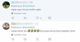 Semalam kecoh tentang video pelakon popular syafiq kyle yang di katakan sudah viral di media sosial. Donesahur Kena Taip Lepas Sahur Ke Imsak Buat Buat Tanya Status Twitter Syafiq Kyle Bikin Netizen Pecah Perut Lawak Habis Kisah Dunia