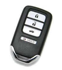 Open the driver door with no fob in slot and the doors unlocked. 2014 2015 Honda Accord Hybrid 4 Button Smart Key Fob Remote Non Memory Acj932hk1210a 72147 T3w A01 Used