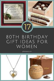 But always check this with the guest of honour first. 17 Amazing 80th Birthday Gifts For Women Her Mom Sister Aunt 80th Birthday Gifts 80 Birthday Gifts Mom Birthday Gift