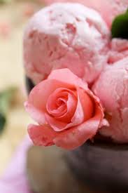 Glace A La Rose Sans Sorbetiere Battle Food 23 Recette Recette Glace Creme Glacee Rose Glace