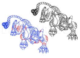 Sometimes you can't figure it out. How To Draw A Robot Tiger Mecha Tiger Step By Step Drawing Guide By Kenshineien Dragoart Com