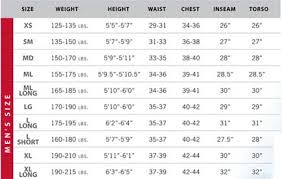 34 Reasonable Mares Wetsuit Sizing Chart
