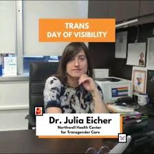 🌈 Celebrating Transgender Day of Visibility with Dr. Julia Eicher! 🌟, Our  amazing Partner at Northwell Health's Center for Transgender Care's  @centerfortranscare , Dr. Julia Eicher, has a special ...