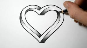 One point perspective is an important first step to making parts of your drawing look 3d. Easy Beginner Step By Step Heart Drawings