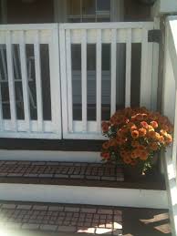 Where can i get a front porch gate? My New Front Porch Gate Keeps Solicitors Out And My Puppy In Porch Gate Front Porch Gate Diy Gate