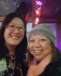 As seen at #Sundance! #RonYuan and #JiyoungYoo and the cast of  #FreakyTales; Nate Shu meeting Ron Yuan; the cast of Sean Wang's #Didi;  #SeanWang getting a BAAFF shirt; Susan Chinsen and #RamonaDiaz (