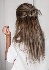 Half Top Knot Ideas Lazy Day Hairstyles Easy Hairstyles For Long Hair Hair Styles