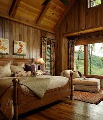 Chambre Maison Rustique De Campagne Log Home Bedroom Cabin Style Rustic Bedroom