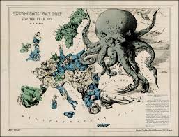 Octopuses are a popular trope in political art. Cartography S Favourite Map Monster The Land Octopus Big Think