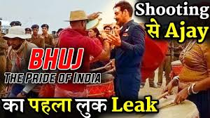«here is the first look of sanjay dutt in bhuj: Bhuj The Pride Of India Shooting Ajay Devgn S First Look Leaked Youtube