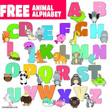 Free Illustrated Alphabet Letters Animal Alphabet Make Breaks Alphabet Letter Templates Animal Alphabet Lettering Alphabet