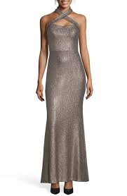 Xscape Crisscross Halter Neck Sequin Gown Sequin Halter Dress Long Halter Dress Halter Gown