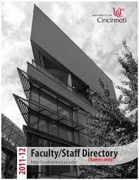 The university of cincinnati (uc or cincinnati) is a public research university in cincinnati, ohio. Faculty Stafi Directory Directories University Of Cincinnati