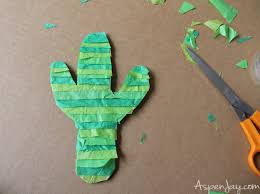 These banner and stripes cinco de mayo card is perfect to show off your family to all your friends. Cactus Pinata Banner Diy Aspen Jay