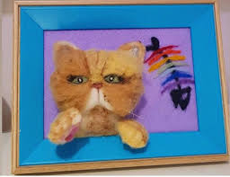 Needle Felting Kece Igneleme Kece Kedi