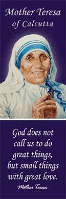 Small Things With Great Love Bookmark