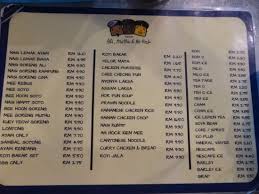 الاسم باللغة المحلية ali, muthu & ah hock. Menu Picture Of Ali Muthu Ah Hock Petaling Jaya Tripadvisor