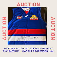 Western bulldogs baby yay beanie $19.95. Western Bulldogs Jumper Signed By The Captain Himself Marcus Bontempelli 4 Airauctioneer